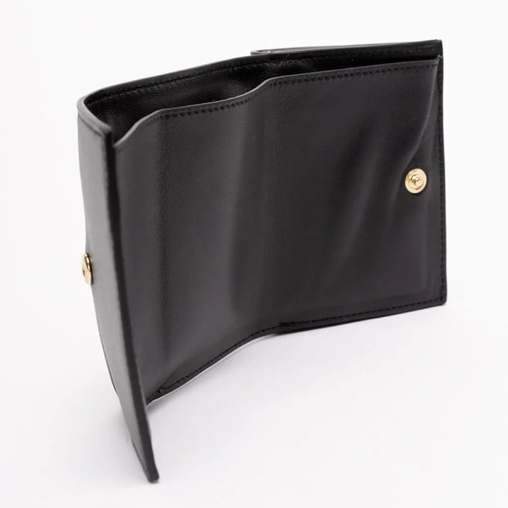 FENDI Baguette FF logo embossed leather trifold wallet small wallet - Picture 3 of 5